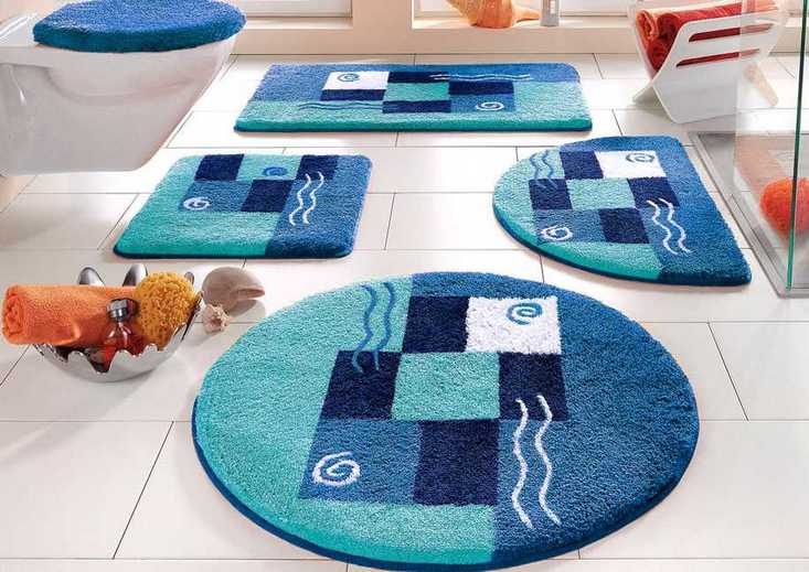 Array ~ Schöner Wohnen Badteppich Mauritius Grafisch blau 3 Größen Grund Badteppich Leuchtturm ~ Array ~ Schöner Wohnen Badteppich Mauritius Grafisch blau 3 Größen