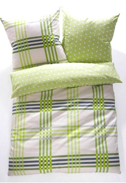 tlg BETTWÄSCHE 155 x 220 GRÜN GRAU BETTGARNITUR KARO PETITE FLEUR tlg BETTWÄSCHE 155 x 220 GRÜN GRAU BETTGARNITUR KARO PETITE FLEUR
