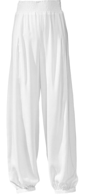 haremshose damen weiß