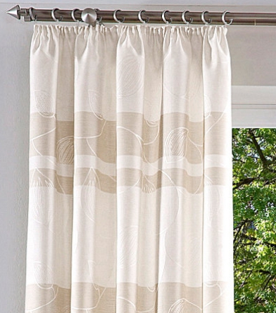 1 st vorhang gardine 145 x 225 creme beige krÃuselband store ...