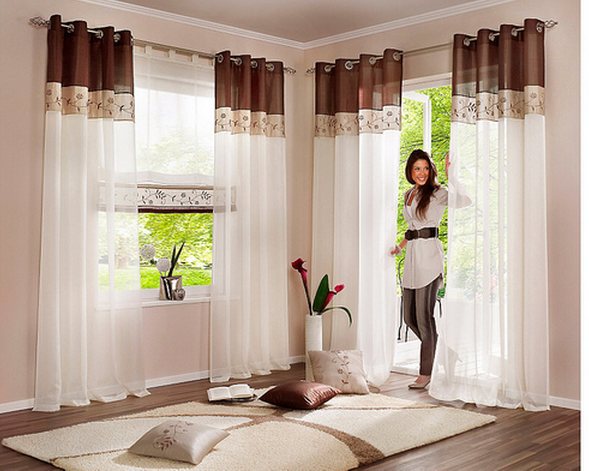 Wohnzimmer modern : gardinen für wohnzimmer modern ~ inspirierende ...