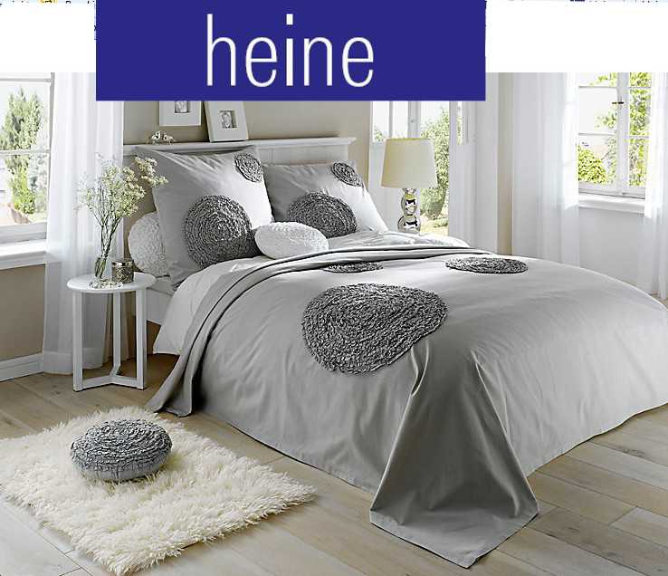 Tagesdecke von heine 250 x 280 grau wohndecke Ãberwurf decke ... Tagesdecken